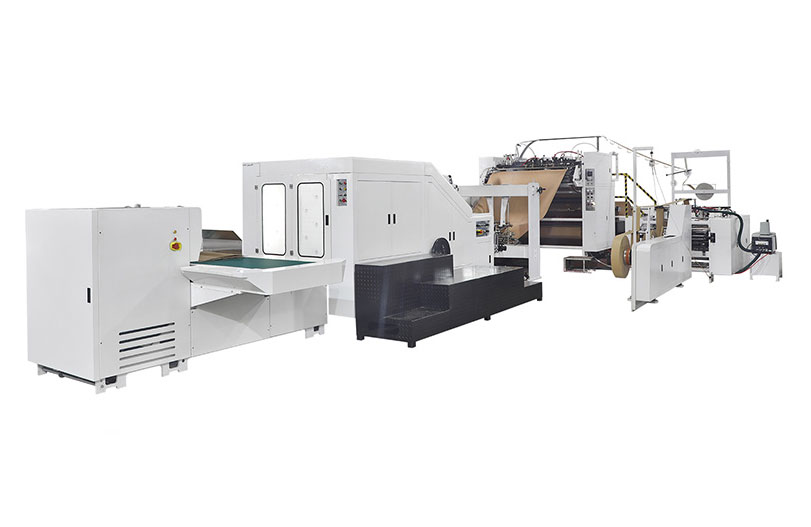 Block Bottom Bag Making Machine (SOS Bag with Twisted Handles)