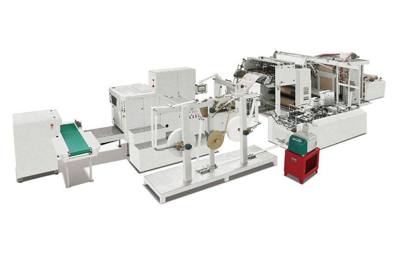 Block Bottom Bag Making Machine (SOS Bag with Flat Handles)