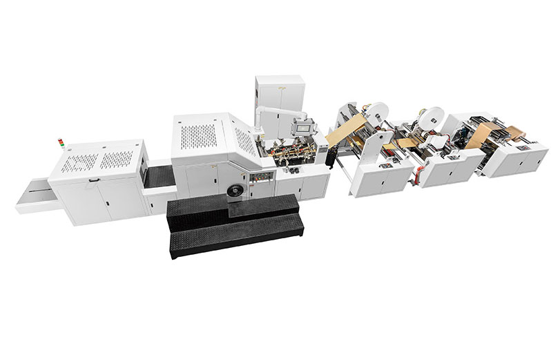 Block Bottom Bag Making Machine (SOS Bag with Die Cut Handles)