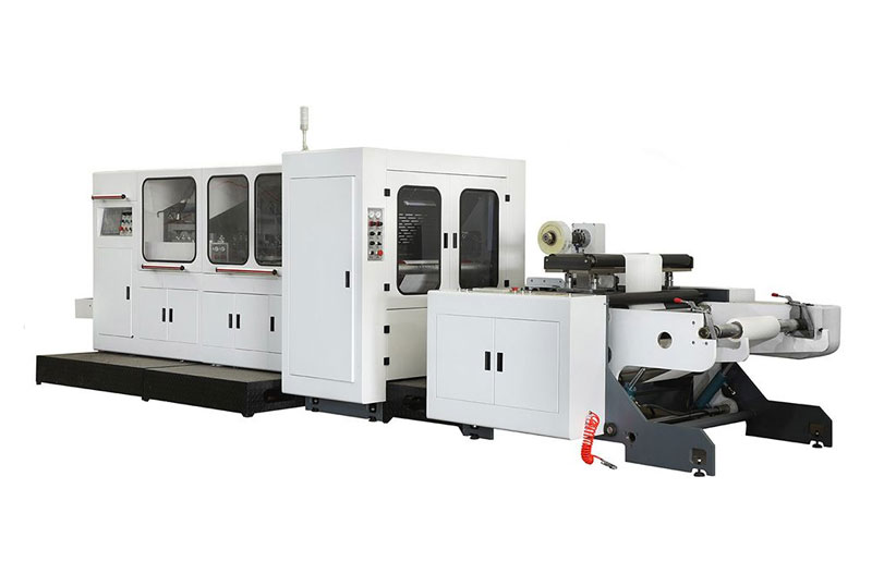 Flat and Satchel Paper Bag Making Machine (with 2 Color Flexo Printer)