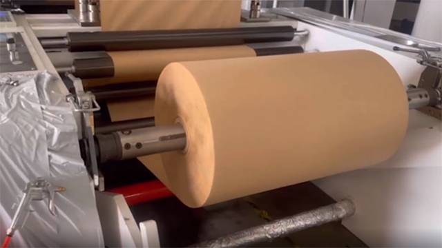 Block Bottom Bag Making Machine (SOS Bag with Die Cut Handles)