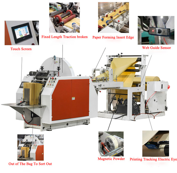 Pointed Bottom Bag Making Machine