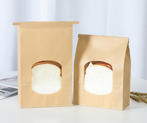 Square Bottom Paper Tin Tie Bag